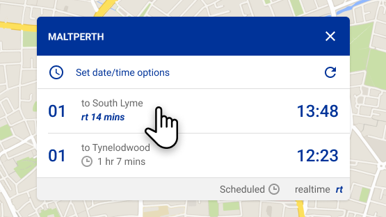 Bus tracker instructions